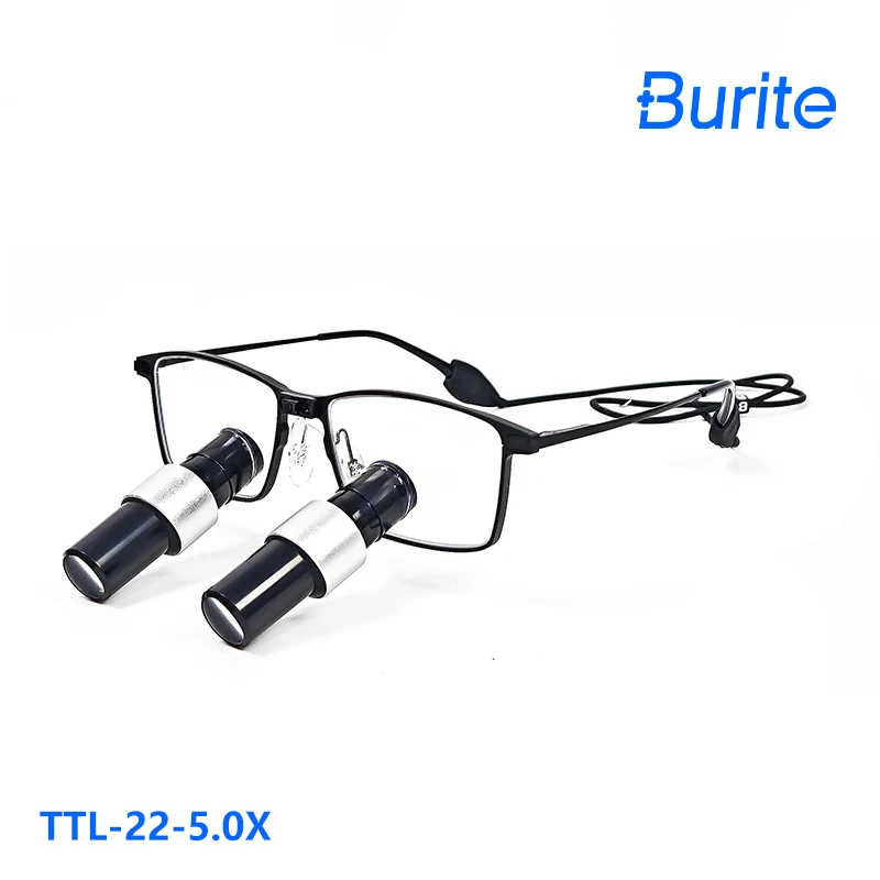 Burite New Arrival TTL kepler Loupes 456.0X IPD 52-72mm Indywidualne stomatologiczne lupy chirurgiczne