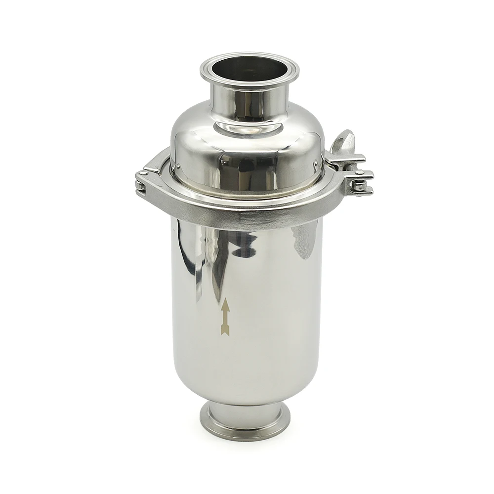 Filtro de Tri Clamp Filtro Short Inline Fit 38 mm 51 mm Pipeline Homebrew Beer Brewing Aço Inoxidável Ss304 316