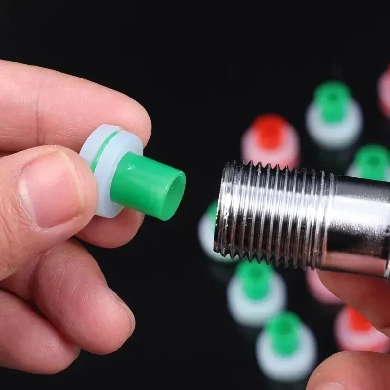 100/10PCS Faucet PPR Pipe Plugs Leak-proof Sealing Gasket Free Tape Triangle Valve Prevent Dripping Sealed Ring Silicone Washers