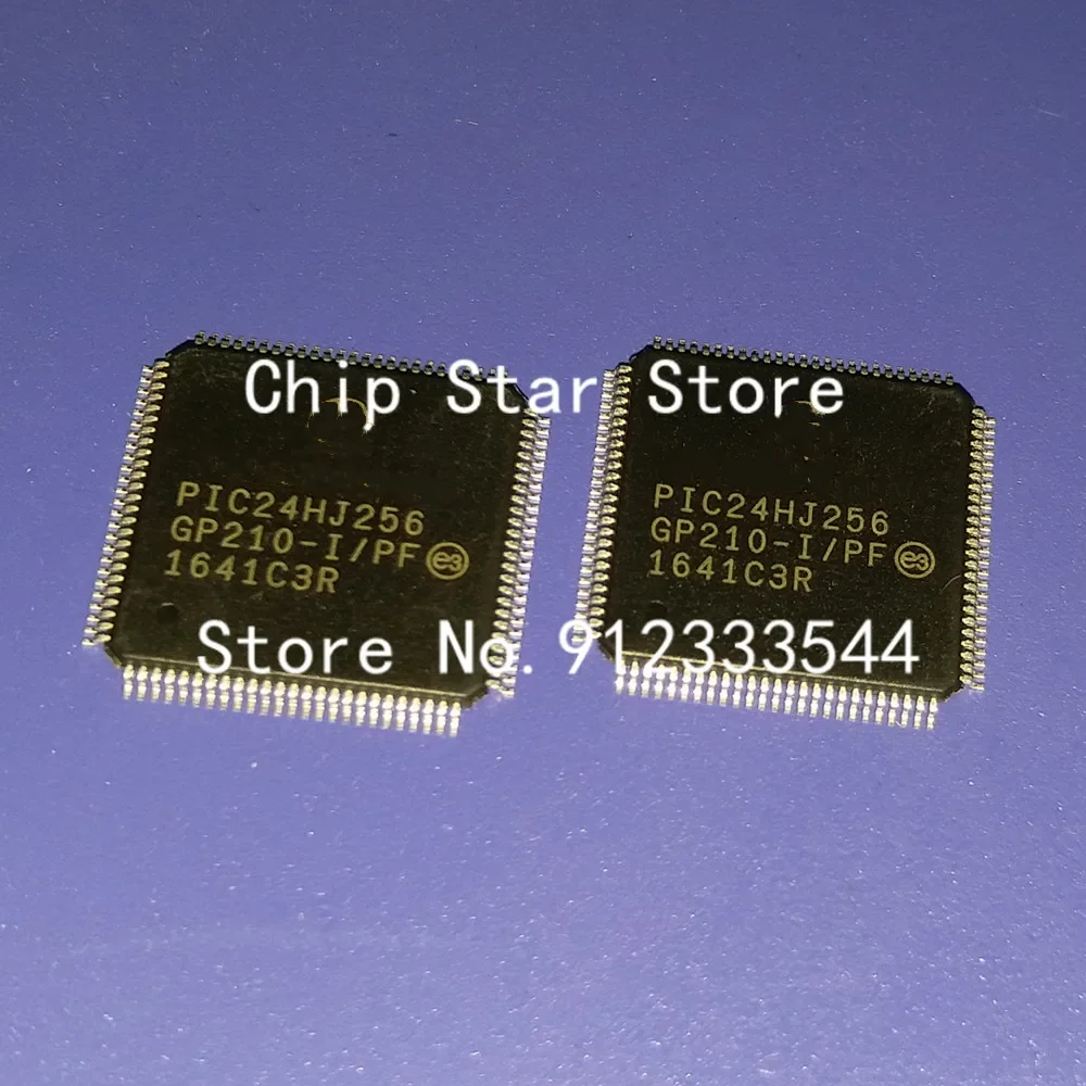 1-10pcs  PIC24HJ256GP210-I/PF PIC24HJ256GP210 TQFP100 16Bit Microcontrollers MCU 100%New And Original