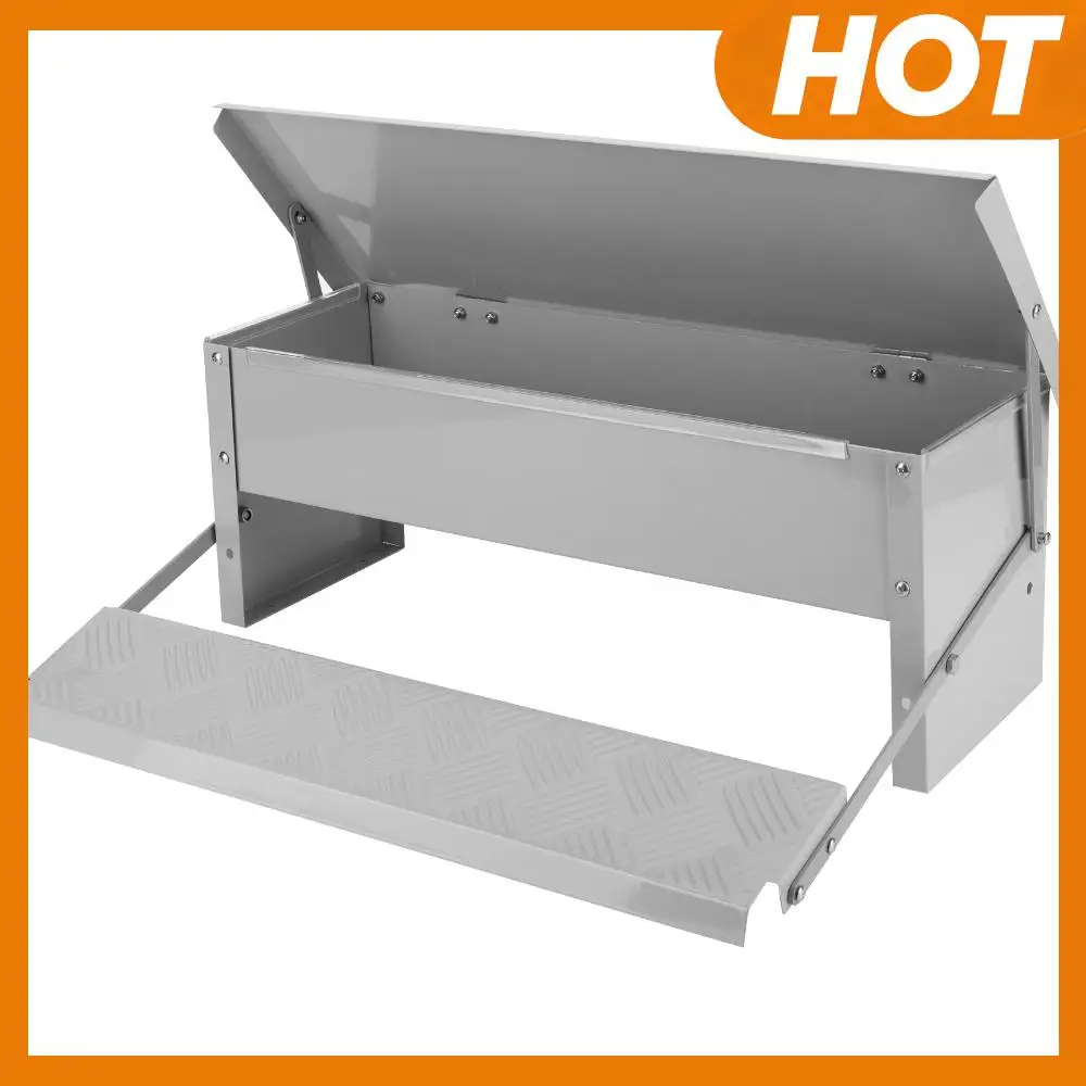 

Automatic Chicken Feeder with Weatherproof Lid Rat Proof Chicken Feeder Suitable for Chicken Bantams Poultry Pheasants Etc