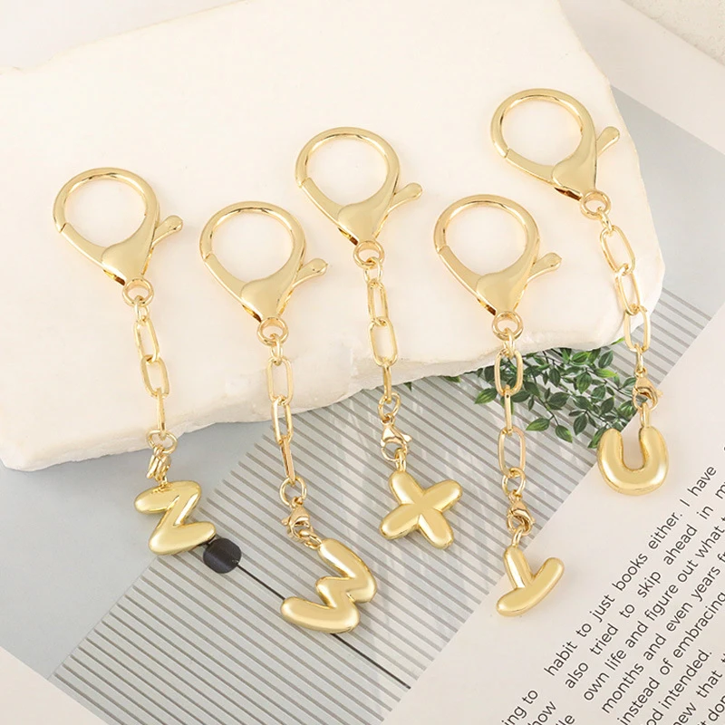 

Fashion Spring Buckle Letter Charm Pendant Initial Charm Pendant For Women Necklace Earring Jewelry Keychain Diy Bag Accessories