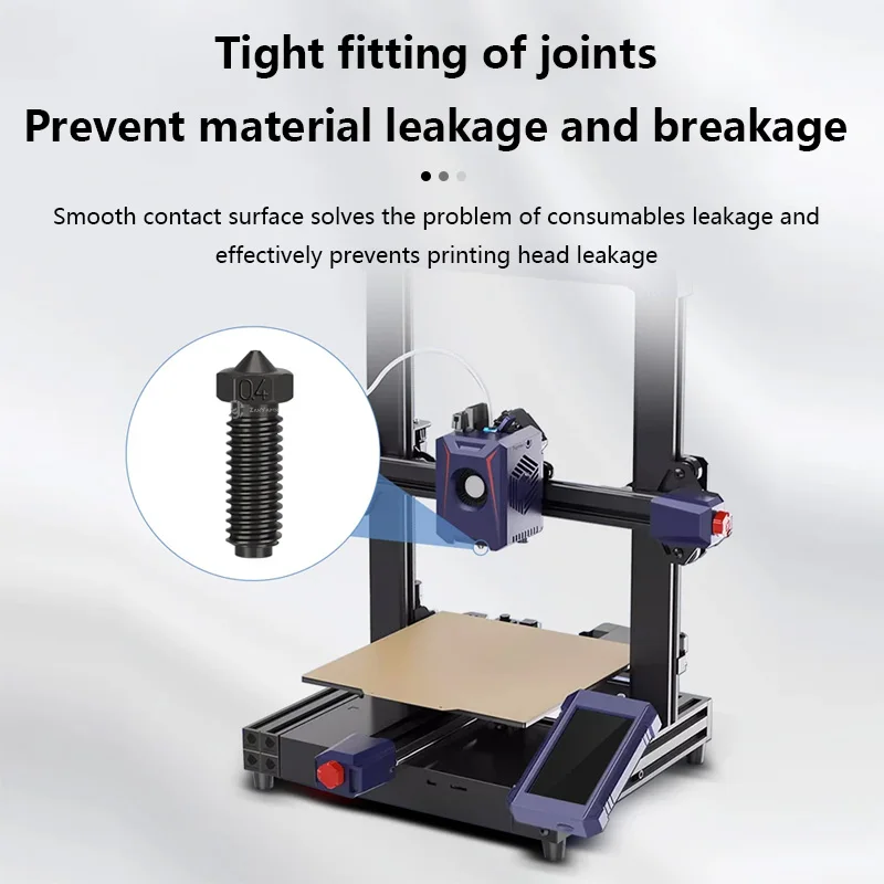 Hoge Doorstroommondstukken Van Gehard Staal Voor Anycubic Kobra 2 Messing Vulkaanmondstuk Voor Kobra 2 Neo Pro Plus Max 3D-printeronderdelen