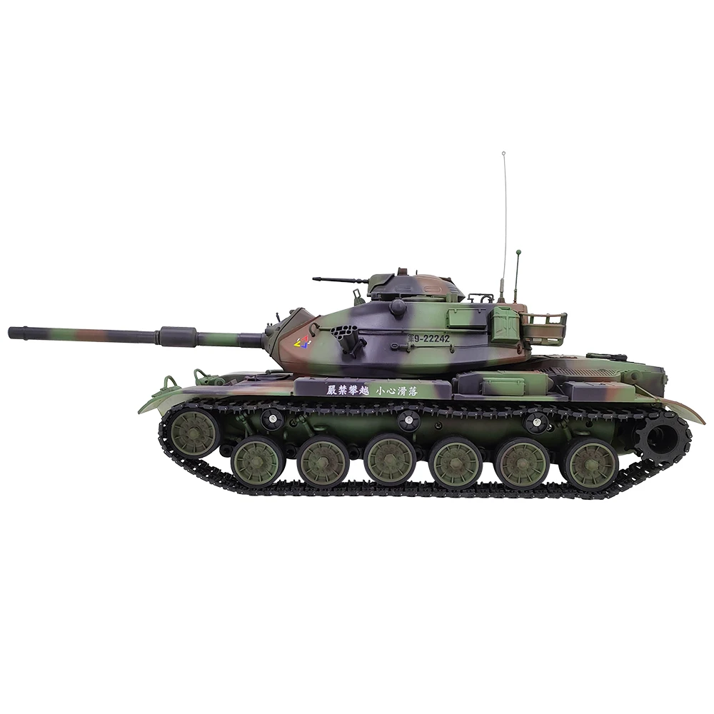 Pabrik 1/16 AS M60A3 RC Tank Model logam Remote Control Off-Road Tank tempur mainan RC Tank