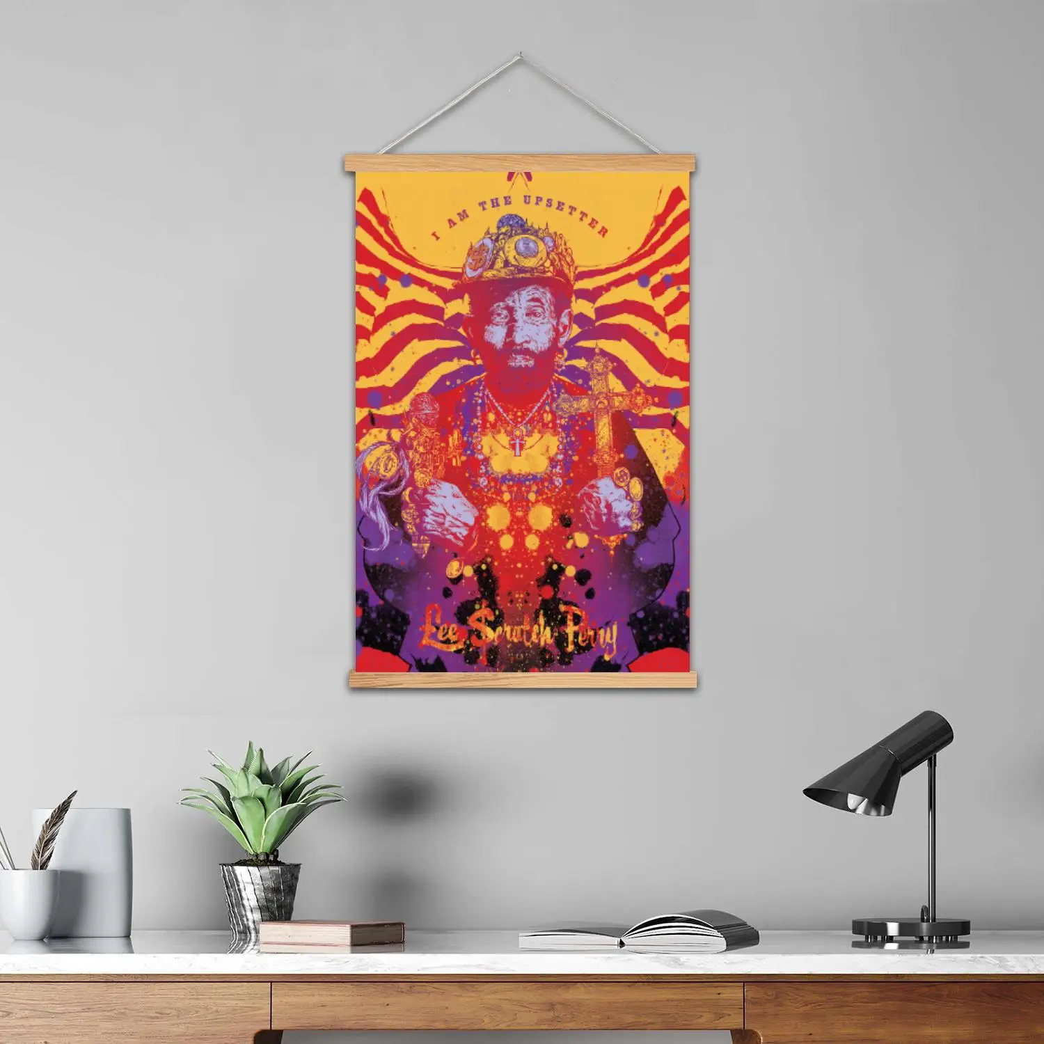 lee scratch perry Framed Wall Painting Canvas Art Poster and Wall Art,  Modern Family, Bedroom Decor, Decorative painting