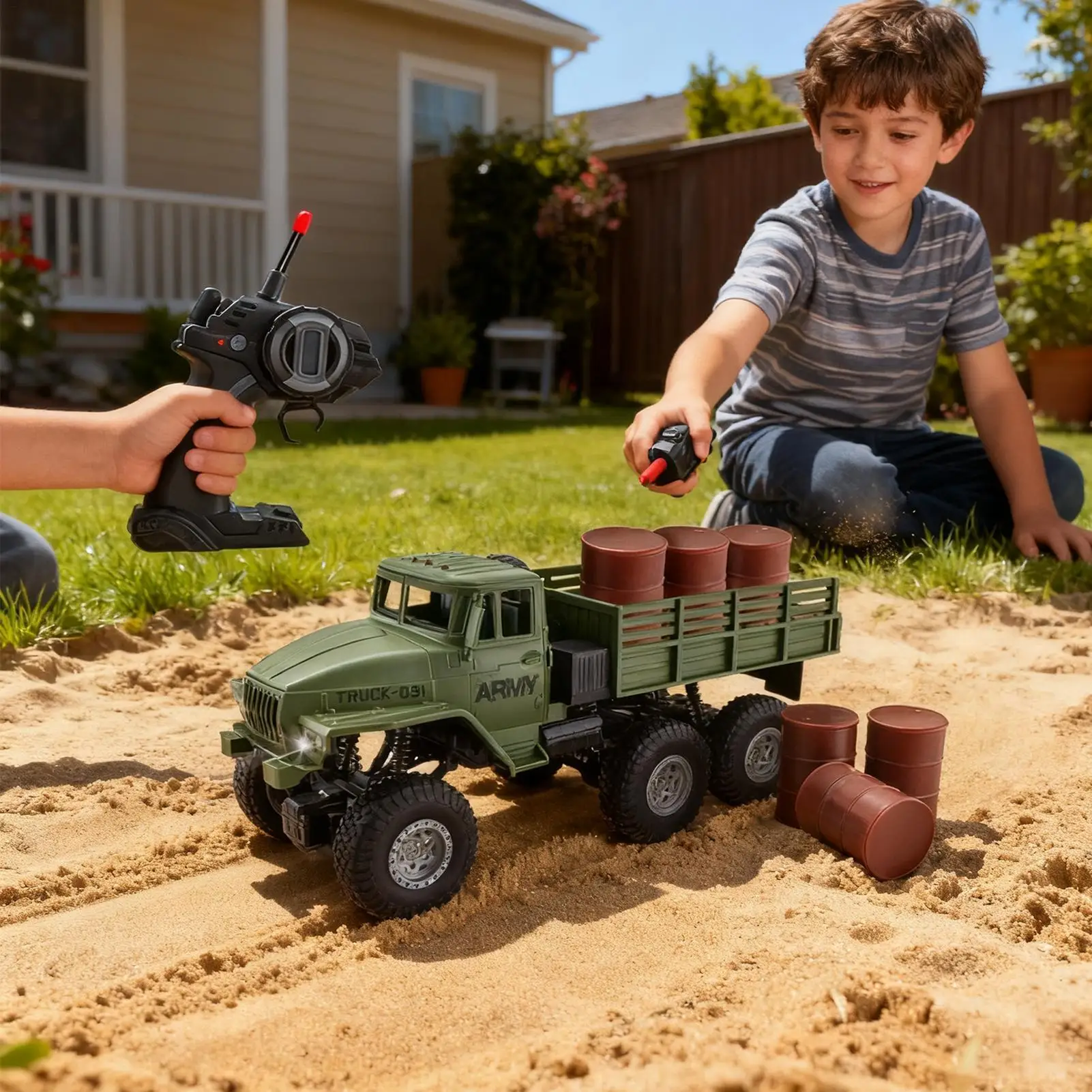 大人用 RC カー リモートコントロール レーシングトラック ライト付き車両 音楽付き 男の子 幼児 大人 誕生日 クリスマス 屋外用