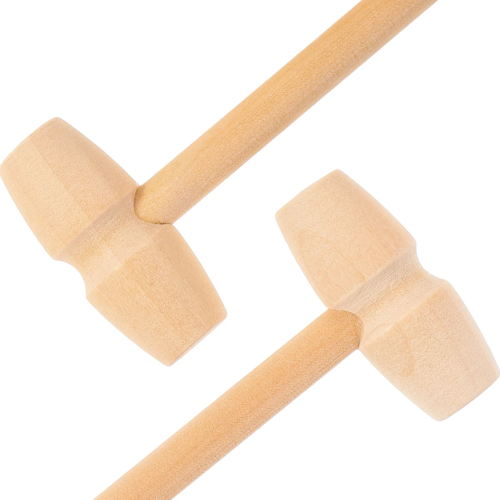 

12Pcs Kid Wood Mini Mallet Safe Solid Hammer for Toddlers Baby Hand Training Coordination Development Children Beat Play