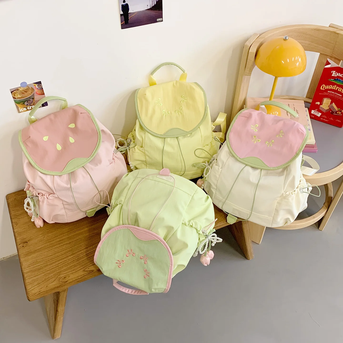 

Cute Backpack for Women 2026 Kawaii Style Travel Daypack Casual Mini School Bag for Daily Use