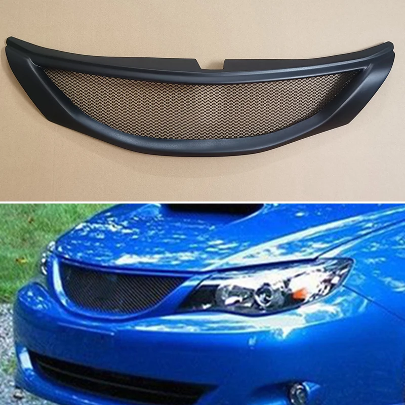 For Subaru Impreza WRX STI 2008 2009 2010 2011 Year  Racing Grille Redesign Front Bumper Grill Body Kit Accessories