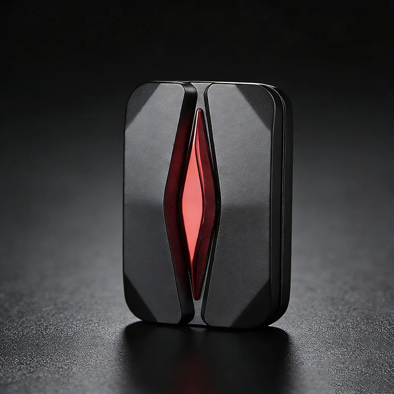 노벨 언리미티드 푸싱 슬라이더 EDC 피젯 토이 아연 합금 패션 피젯 슬라이더 스트레스 해소 장치 성인용 피젯 스피너