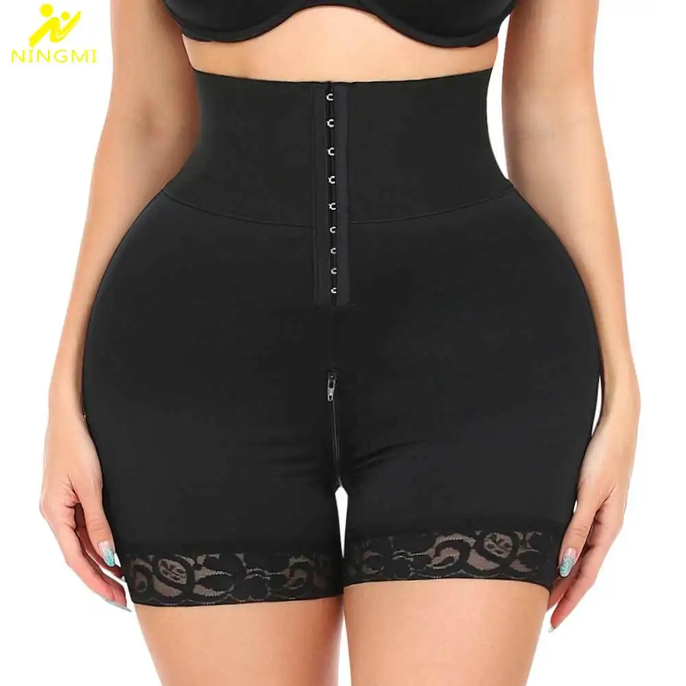 

NINGMI Women Tummy Control Panties Zipper Buckle Belly Control Panty Shapewear Seamless Abdominal Contraction Body Shaper Brief