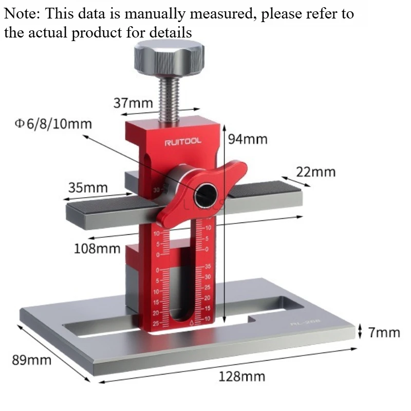 Professional Woodworking Aluminum Alloy Cabinet Door Installation Three in One Adjustable Rebound Guide Leveling System Tools