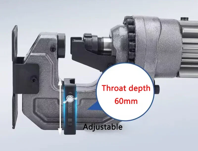 10mm Thick Electric Hydraulic Punching machine Angle steel Channel steel Hole opening Copper/aluminium/Iron/Steel plate Puncher