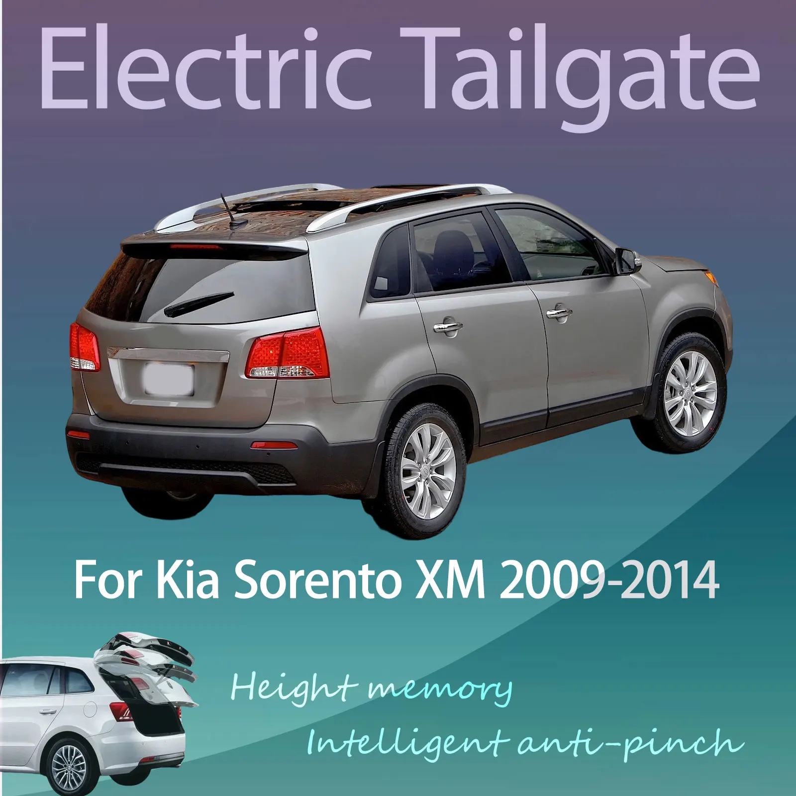

For Kia Sorento XM 2009-2014 Electric Modified Tailgate Intelligent Height Automatic Lifting Key-Controlled