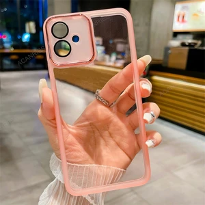 Untuk Motorola Moto G54 5G G34 G24 G14 G85 G60 G32 Tepi 40 Neo 50 Fusion Pro Casing Silikon Bening Penutup Pelindung Kamera G 54 85 60 8 penjualan terbaik motorola moto g72 - №