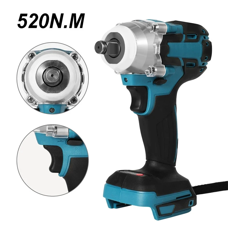 Professional Electric tools Accumulator Wrench Wireless Impact Cordless Automotive Mechanical Battery-Powered Wrench Power