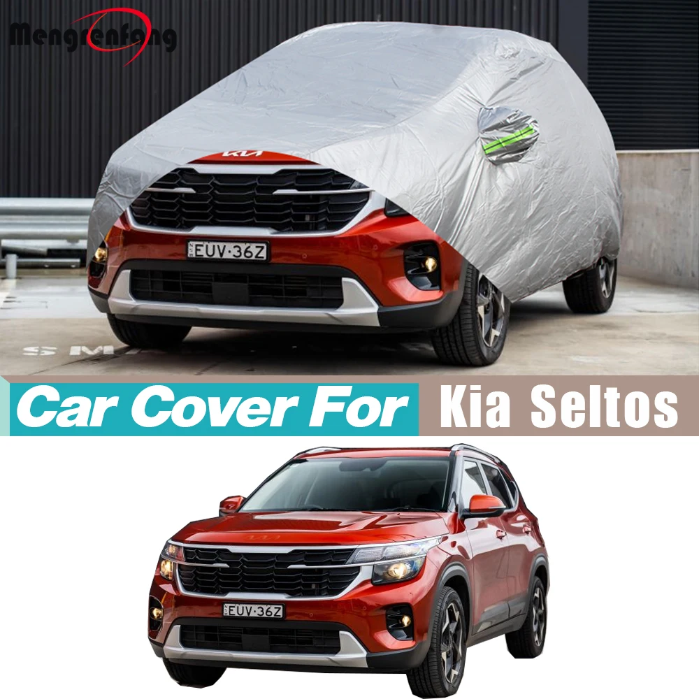 

Car Cover Dustproof For Kia Seltos 2019-2026 SUV Sun Shade Rain Snow Wind Scratch Prevent Cover