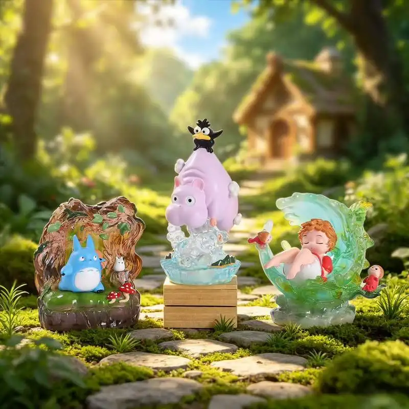 New Arrival Original Hayao Miyazaki Wind Valley Fairy Tale Whisper Series Blind Box Anime Classic Figure Doll Collectibles Toy - view 3