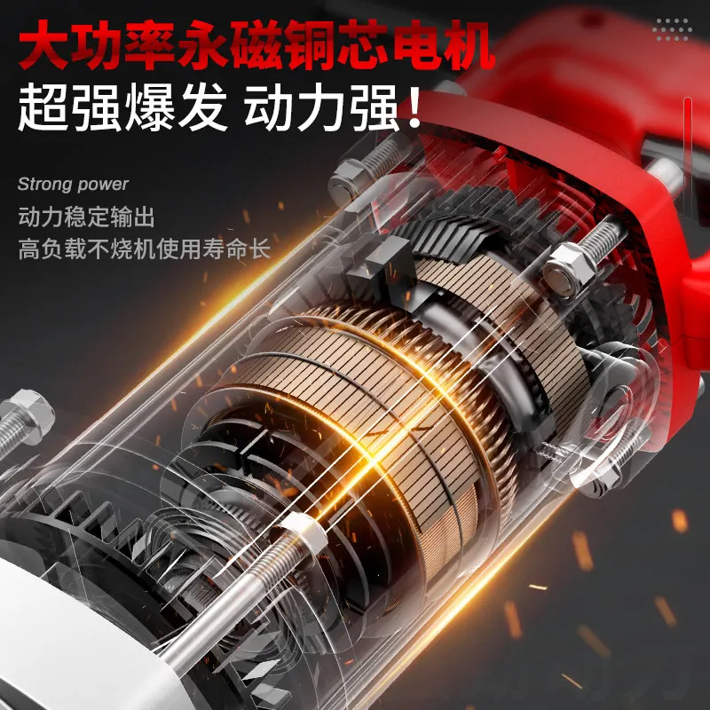 AOLIVIYA High Power Impact Wrench 220V Plug In Heavy Duty Torque Delixi Industrial Specialty Tools