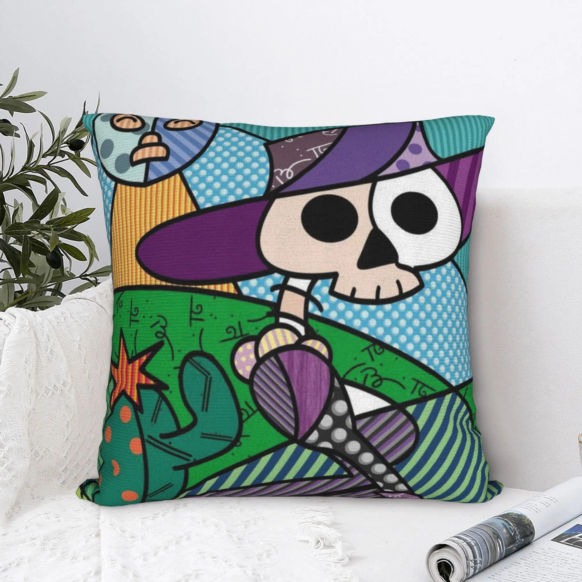 B-BrittoES Pillow Case  Comfy Pillow Cover Morden Pillowcases For Sofa Car Home Decor