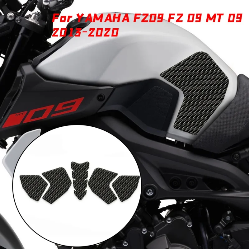 

Для YAMAHA FZ09 FZ 09 MT 09 MT09 2013-2020 2019 Новый мотоциклетный бак тяговая подушка боковая газовая коленная рукоятка защитная наклейка протектор