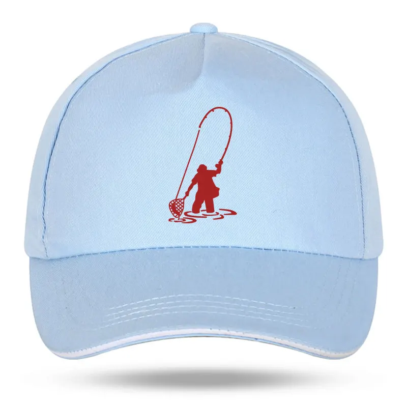 New Men Women Fashion Fly Fishing Fisherman Trout Fish Funny Baseball Caps for Hip Hop Cotton Trucker Cap Bone Dad Hats