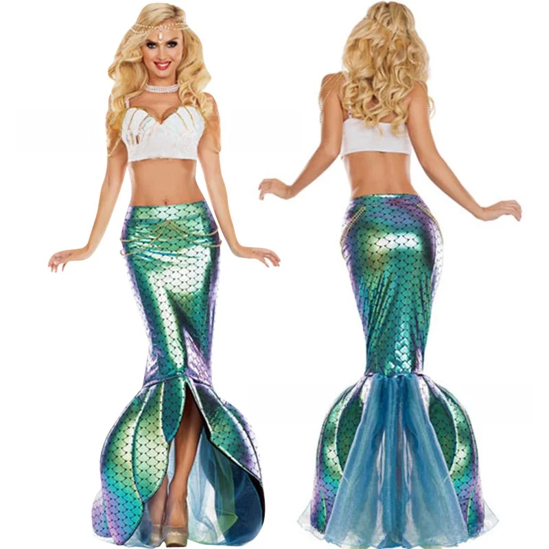

Sexy Mermaid Princ Costume loween New Arrival Role-plang Photoaphy Skirt Chinese Production Ladies' Traditional Wear