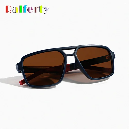 Imagen 2 del producto Ralferty y2k gafas de sol polarizadas antideslumbrantes para hombre y mujer, gafas de sol masculinas TR90 con protección UV400, gafas de sol para mujer de marca de diseñador