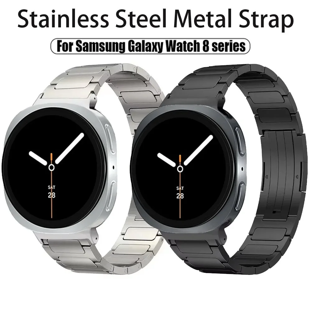 

Титановый металлический ремешок для Samsung Galaxy Watch 8 40 мм 44 мм/Classic 46 мм, удобный браслет для Galaxy Watch Ultra 47 мм Correa