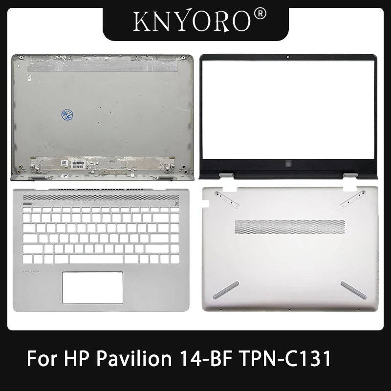 

New For HP Pavilion 14-BF TPN-C131 Series Laptop LCD Back Cover/Front Bezel/Palmrest/Bottom Case Silver 930593-001 AM22R000320