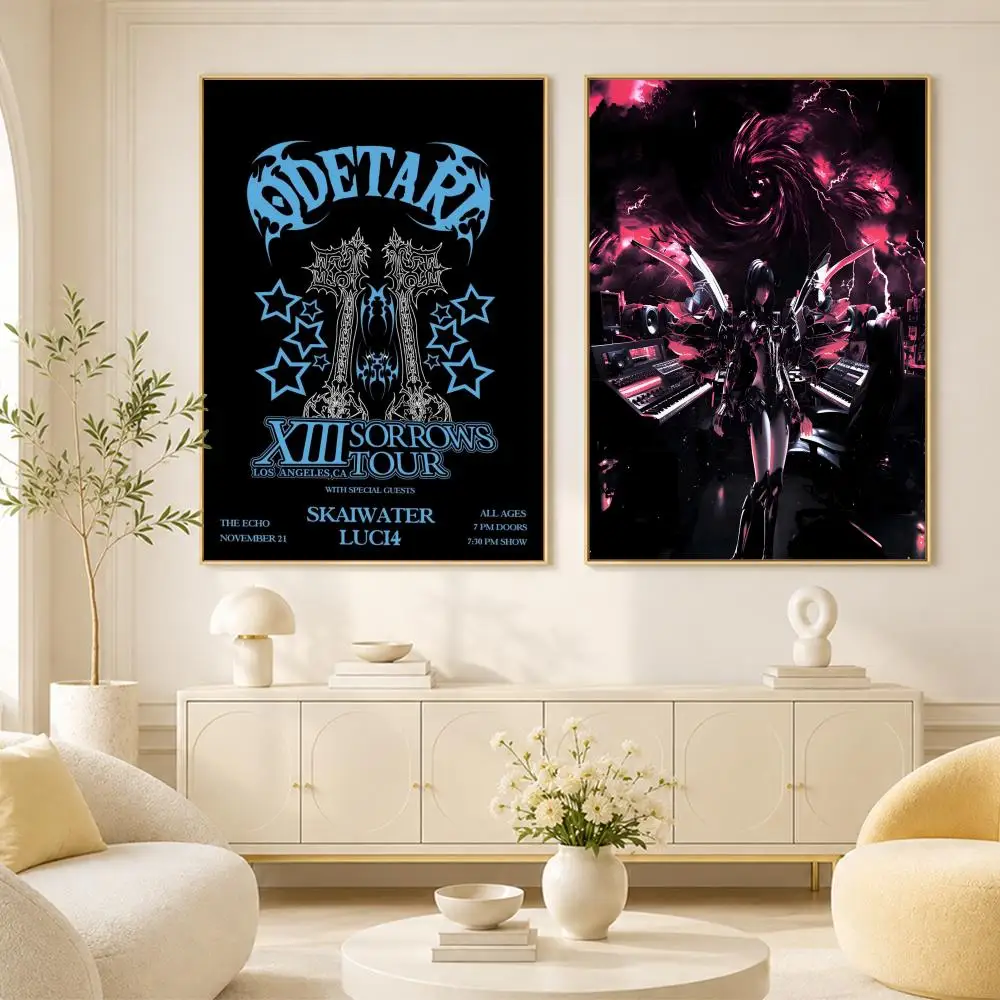 Rapper O-Odetari Classic Vintage Poster Room Home Decoration Interior Wall Art Printing Garage Posters Gift