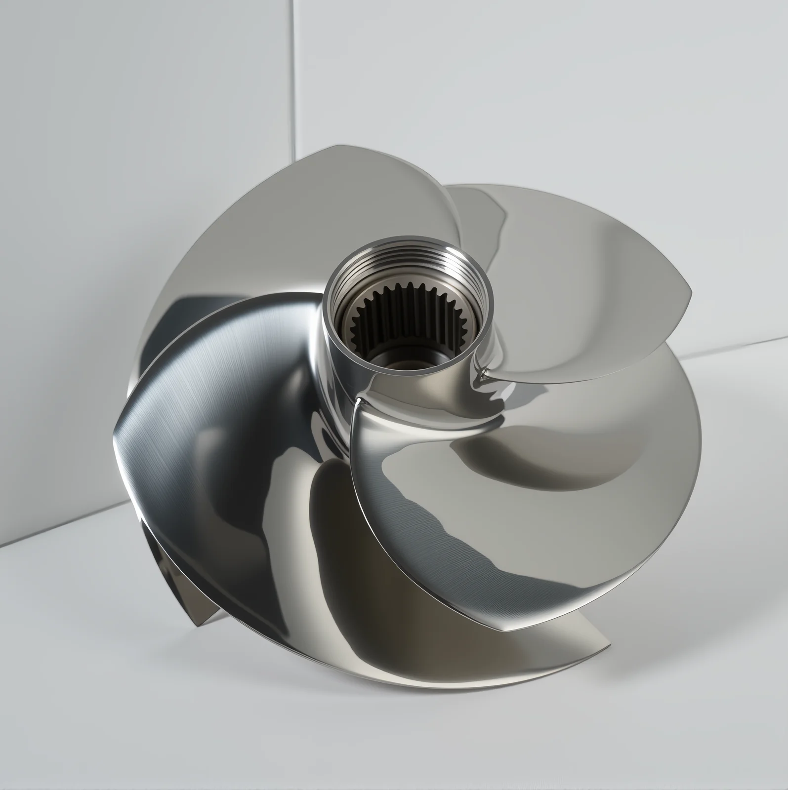 

Polished Surface 28Tooth BRP 4-Blade 161mm Diameter Pump Jet Ski Impeller Fit Seadoo Wake 155 / GTX 155 PWC