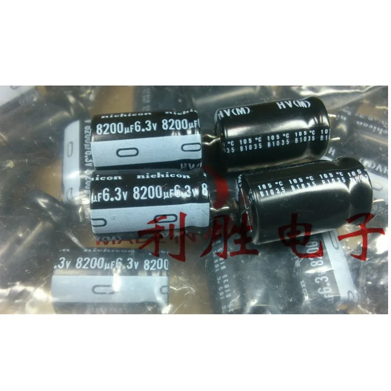 

5PCS NICHICON Aluminum Electrolytic Capacitor 6.3V 8200UF 16X25 HV High Frequency