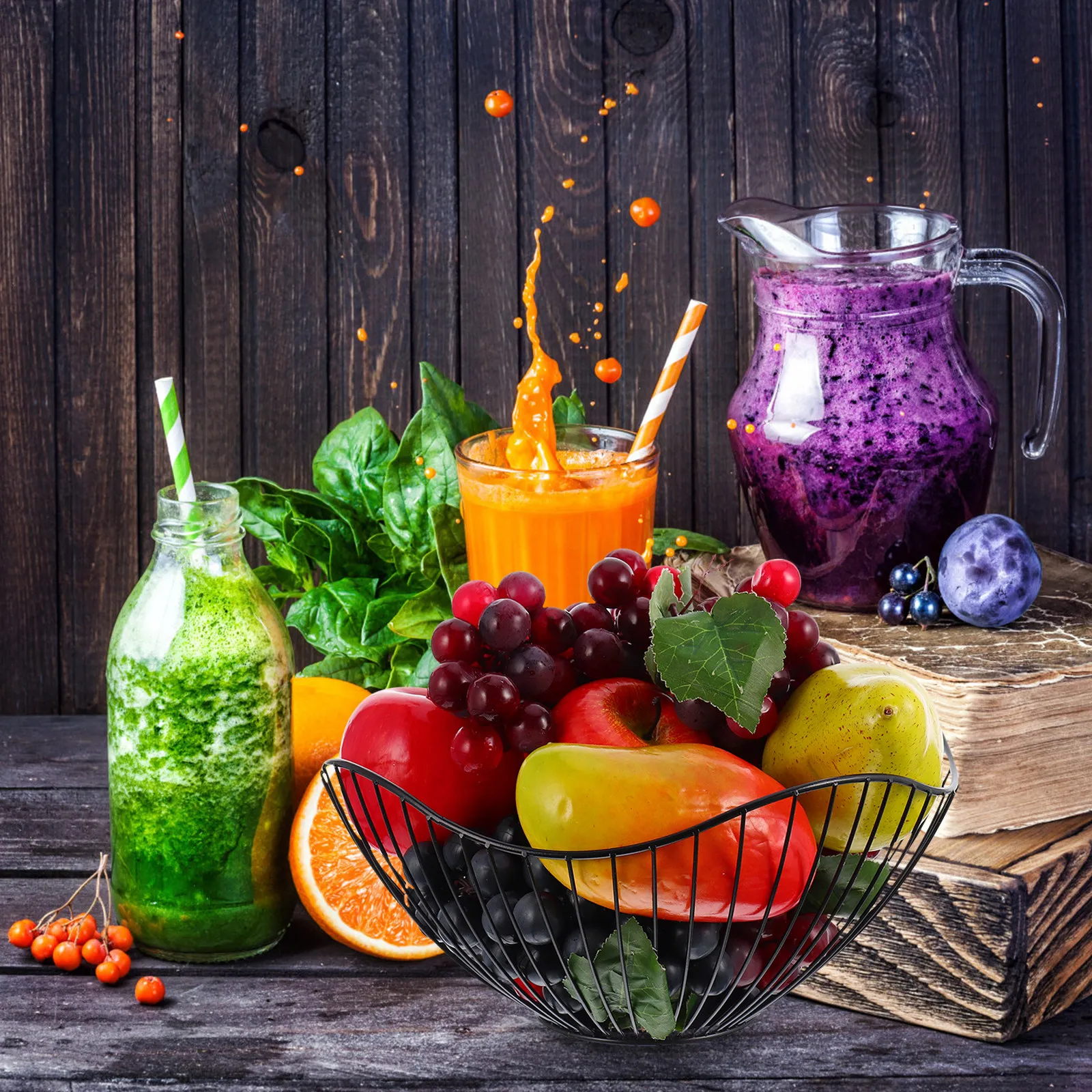 

Настольный органайзер-корзина из металла, 1 шт., многофункциональный, для документов и косметики, для дома и офиса, для хранения и демонстрации