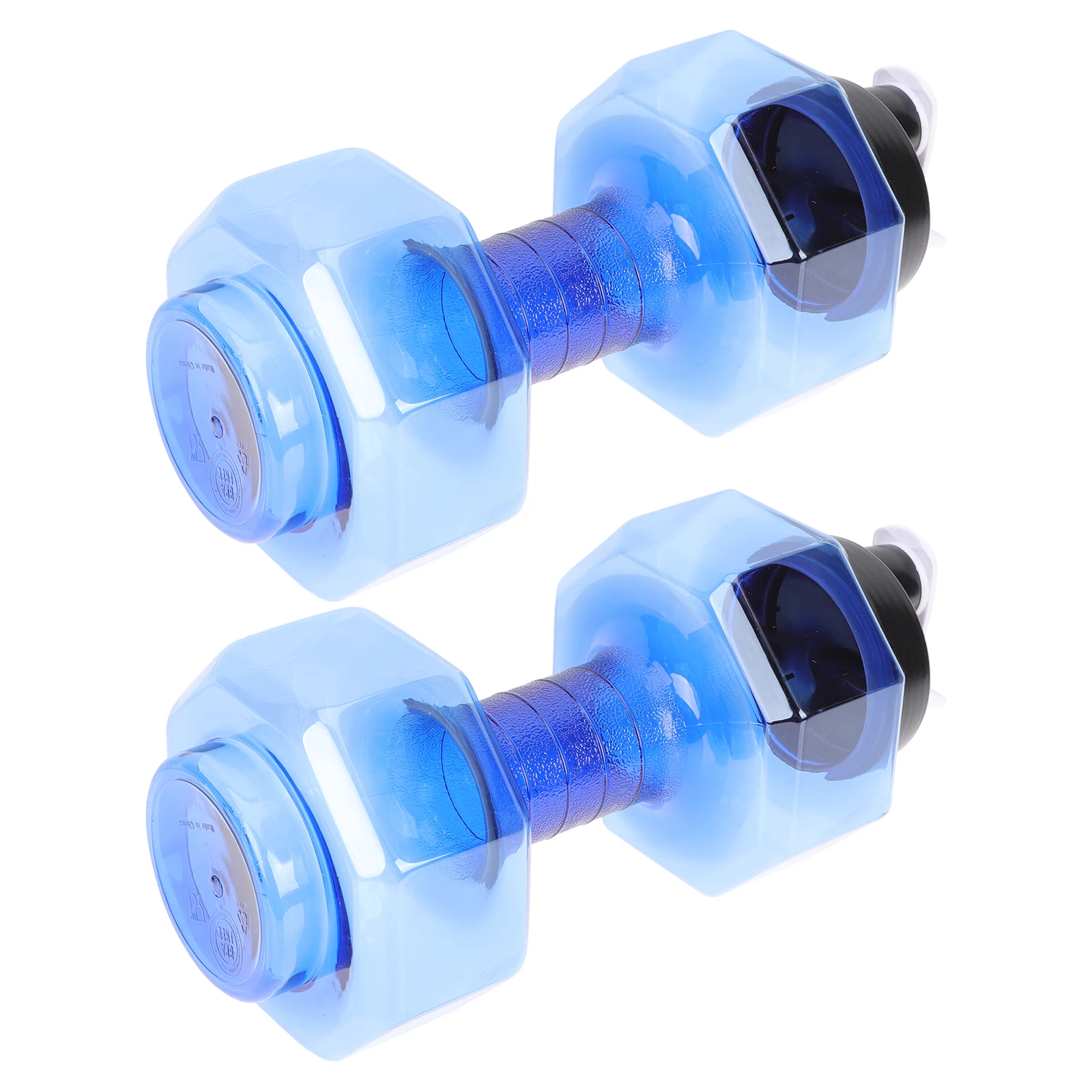 

2 шт., бутылка для воды с гантелями, материал PE, оборудование для фитнеса, креативная чашка для тяжелой атлетики, дорожная спортивная бутылка, многофункциональная, стабильная