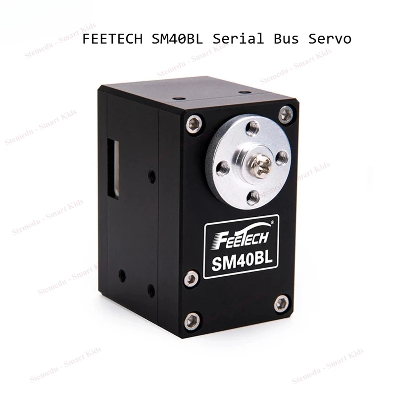 Feetech SM40BL 40 كجم حافلة تسلسلية مؤازرة RS485 الاتصالات فرش التشفير المغناطيسي 0-360 °   تعليقات الموضع 12-24 فولت للروبوتات