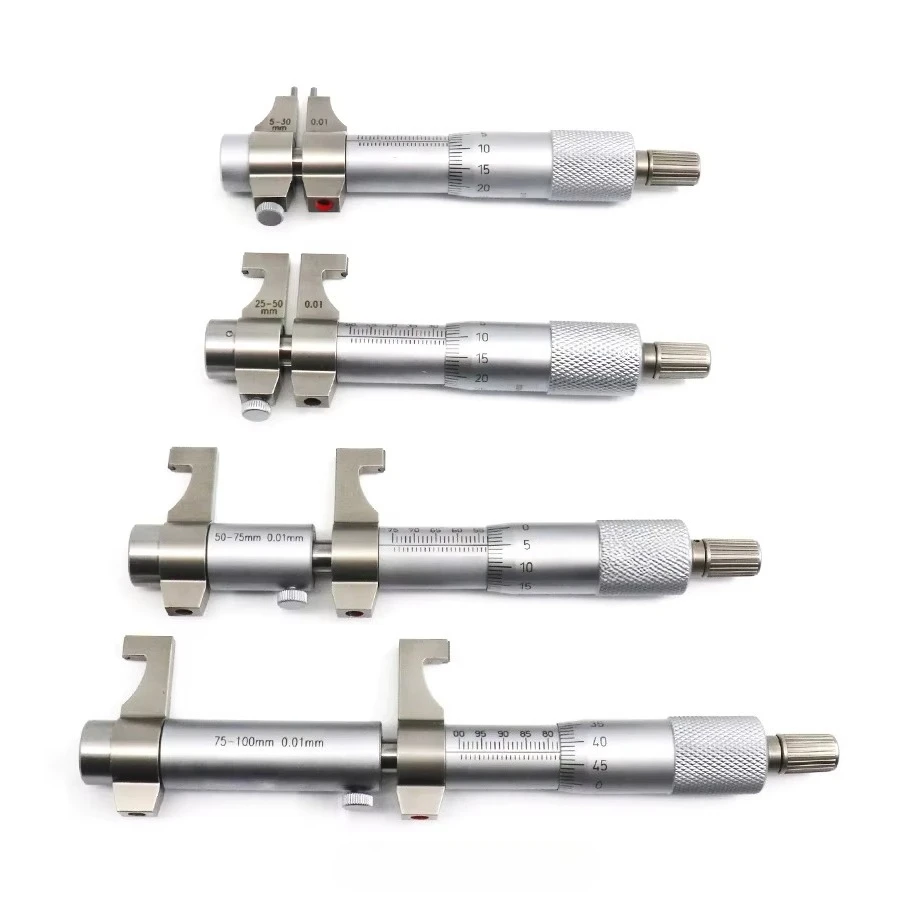 

Высокоточный промышленный микрометр из нержавеющей стали 0-25 мм 25-50 мм 50-75 мм 75-100 мм внутри