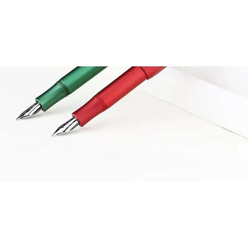 MAJOHN Alpha Ringan Aluminium Aloi Akun Tangan Ahli Perjalanan Pena Pendek Pena Saku Ultra Halus EF F Ujung Seni Kecil