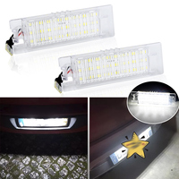 2Pcs For Fiat Brava 185 1995-2002 Bravo 198 1995-2014  LED License Number Plate Lamp Lights 6000K White Canbus Error Free Light