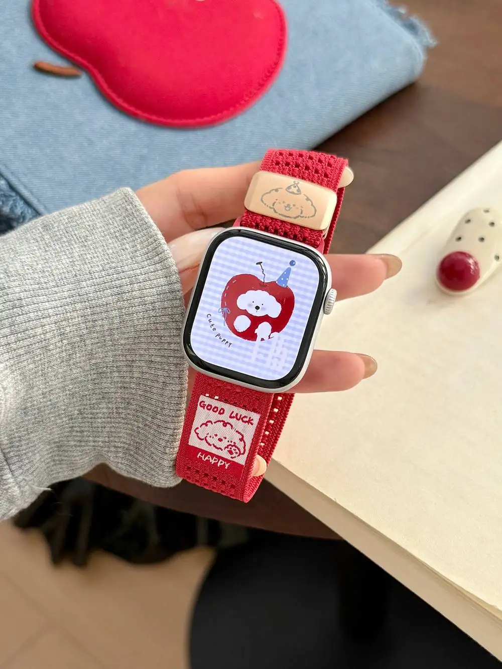 نايلون مغناطيسي ممتاز لساعة أبل للنساء 10/9/8/7/6/5/4/3/ 38 مم 40 مم 41 مم 42 مم 44 مم 45 مم 46 مم