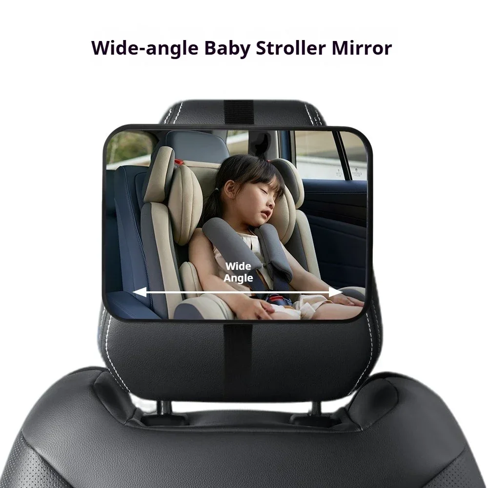 Car Interior Rearview Mirror Child Safety Seat Observation Baby Inspection Mirror for Vehicle Reverse