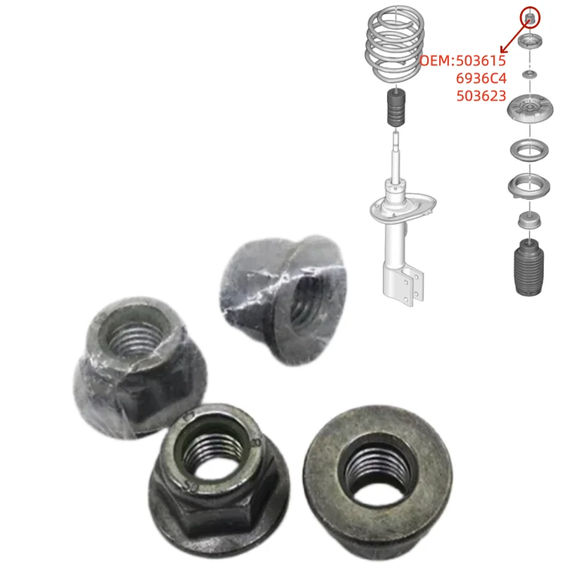 

503615 6936C4 503623 For Peugeot 206 207 307 308 408 Citreon C2 Damper screw washer