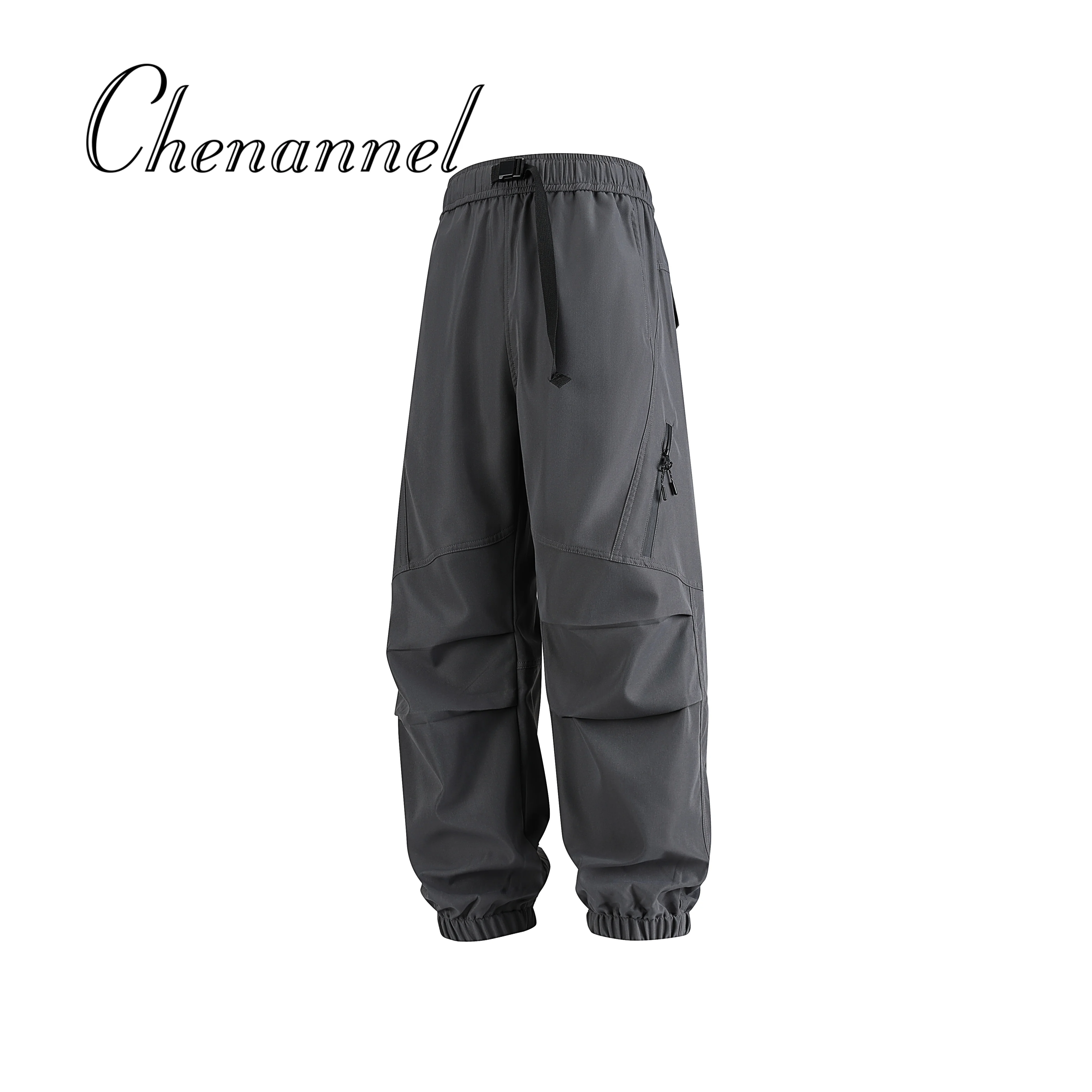 

Модные мужские брюки в японском стиле в стиле ретро INS, свободные повседневные брюки прямого кроя с широкими штанинами в американском стиле