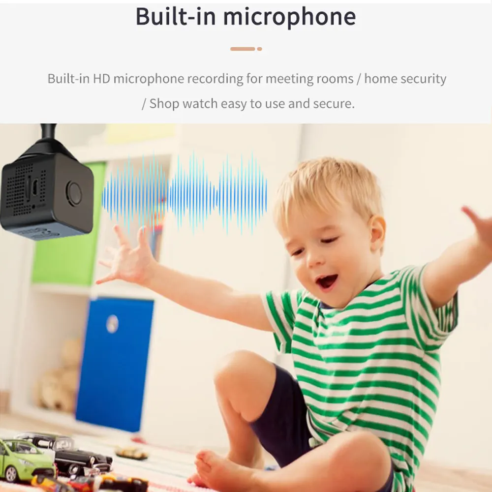 X1 Wifi Mini Camera 1080P HD IP Camera Home Security Magnetic Wireless Mini Camcorder Micro Video Surveillance Camera