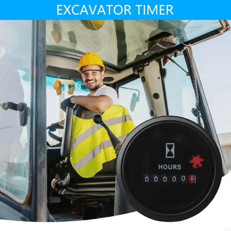 

12V-36 В кварц и часовой измеритель для генераторных двигателей цифровой механический счетчик легкая установка x37F