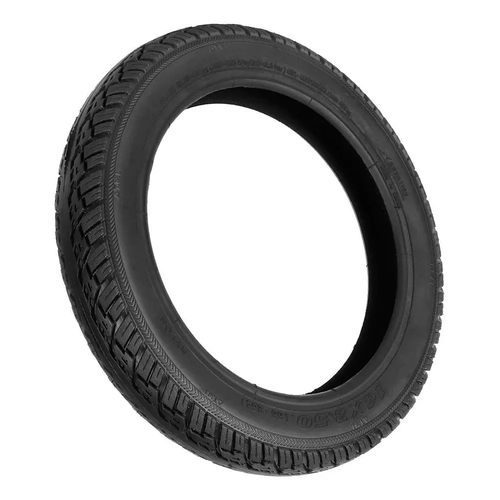 

1pc Tire 14inch 14*2.50(66-254) Tubeless Vacuum Tire For Electric Bicycle E-Bike 14x2.5 Wear-resistant Rubber Tires Accessories