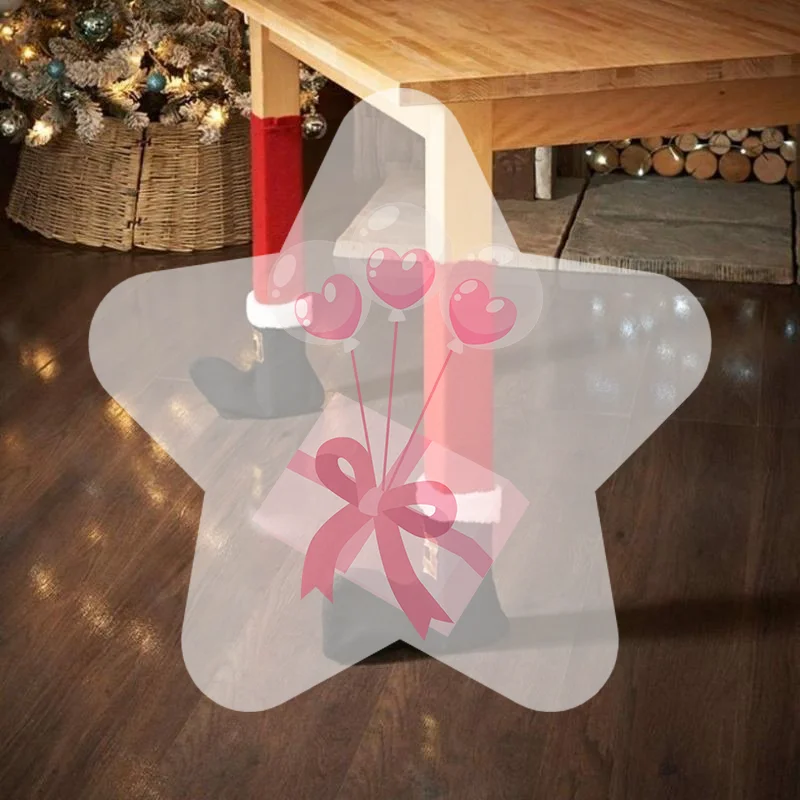 Christmas Table And Chair Leg Covers Festive Furniture Foot Sleeves Holiday Home Party Decoration Supplies Chair Coveror