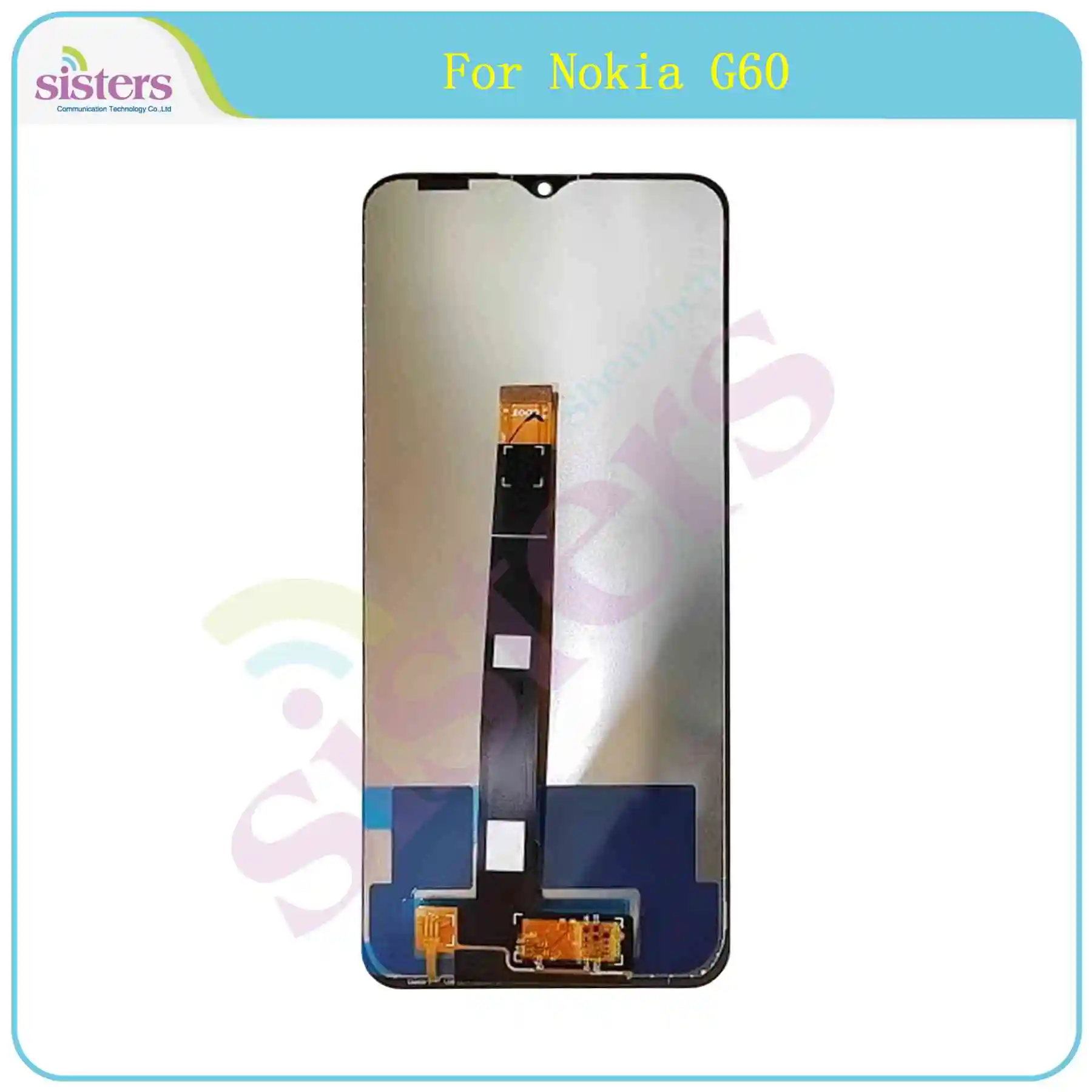 Screen For Nokia G60 LCD Display Touch Screen With Frame Digitizer Assembly TA-1490 TA-1481 TA-1479 TA-1475 Replacement 6.58