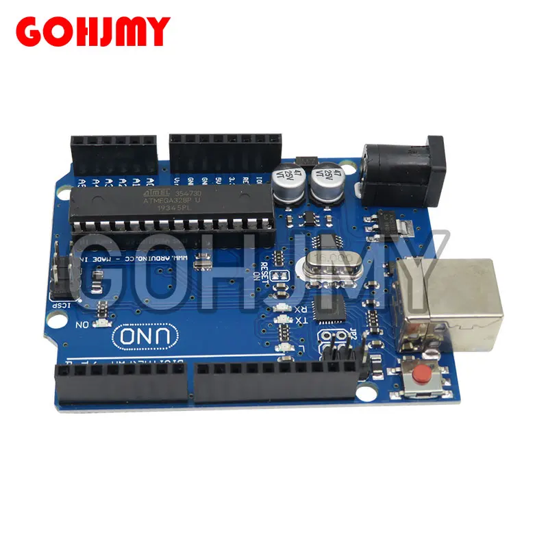 1PCS/LOT UNO R3 Official ATMEGA16U2+MEGA328P Chip For Arduino UNO R3 Development board + USB CABLE