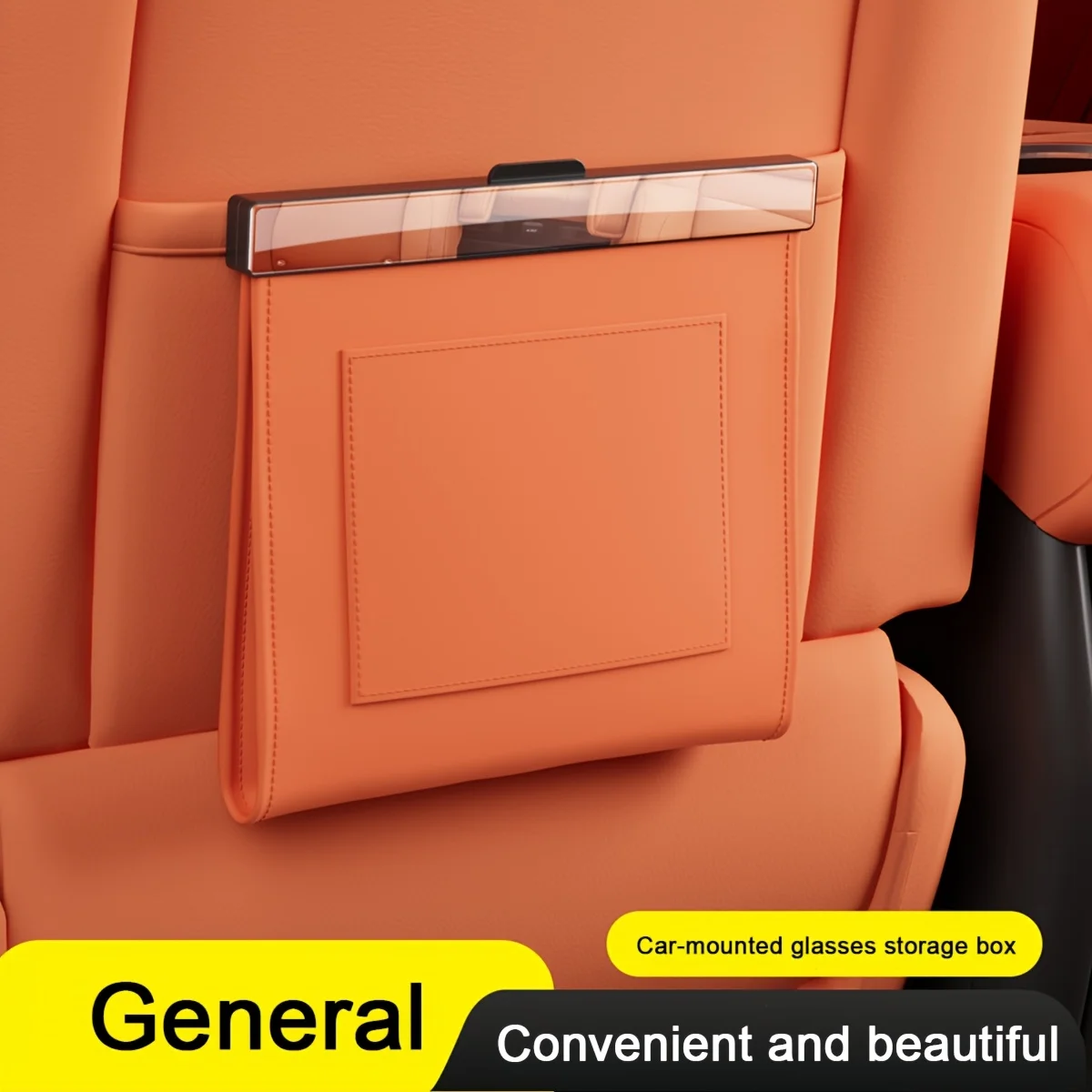 1 Stück Auto-Rücksitz-Aufbewahrungstasche, Universelle Auto-Rücksitz-Mülltasche, Hängende Aufbewahrungstasche, Rücksitz-Mülleimer, Gute Autoausstattung – Detail 2